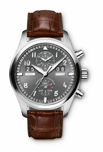 IWC Pilot's Watch Spitfire Perpetual Calendar Digital Date-Month Stainless Steel IW3791-07 (3791-07, IW379107)